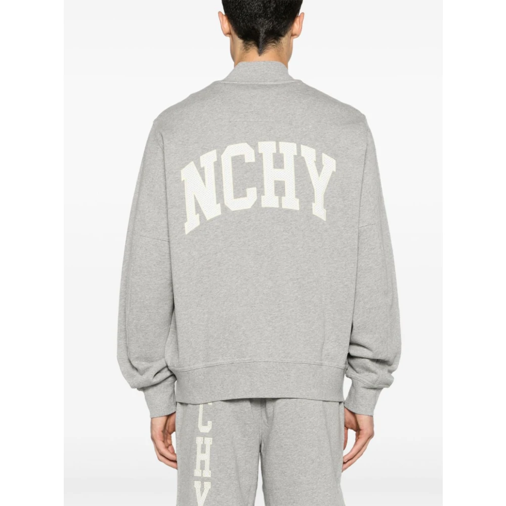 Givenchy Logo Track Bomber Jas Gray Heren