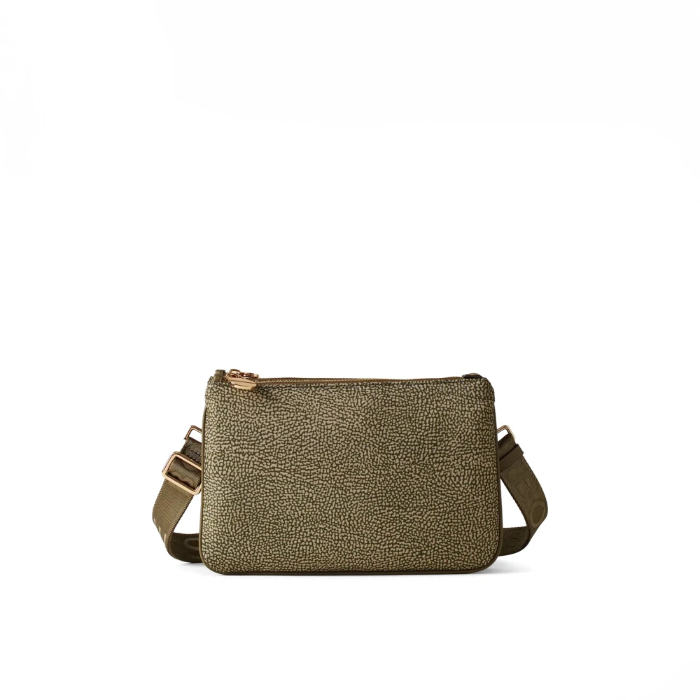 Borbonese Women's Green Cross Body Bags, One Size, Cross Body Bag