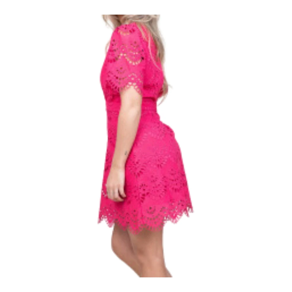 Suncoo Elegante Jurk voor Speciale Gelegenheden Pink Dames