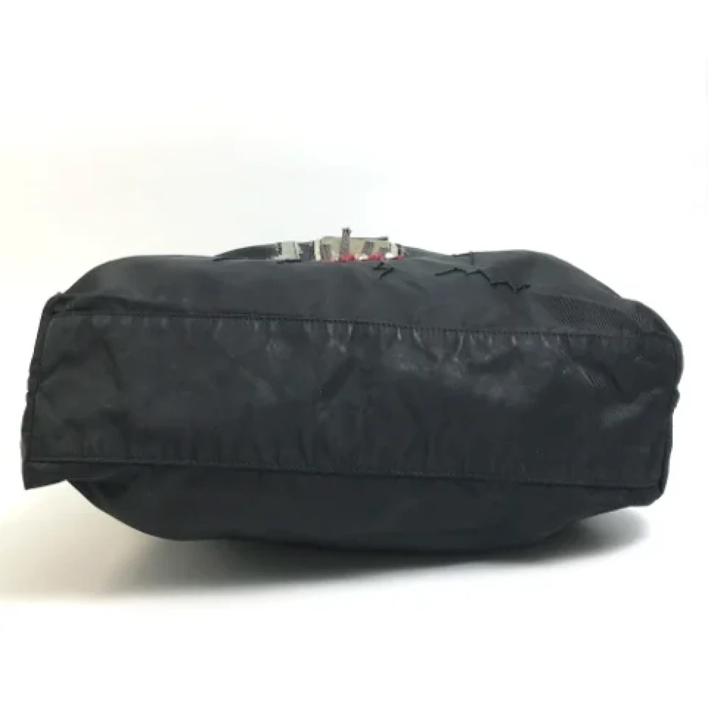 Prada Vintage Pre-owned Fabric prada-bags Black Dames