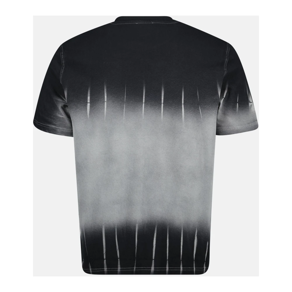 Diesel Grijze T-shirt Lente-Zomer 2025 Black Heren