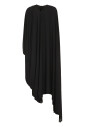 elegant-lace-up-crepe-dress