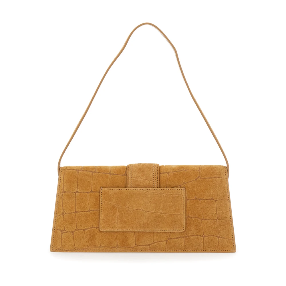 Jacquemus Le Bambino Beige Schoudertas met Logo Beige Dames