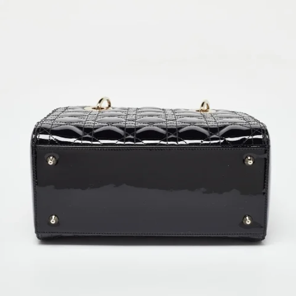 Dior Vintage Pre-owned Lady Dior Tote Black Dames