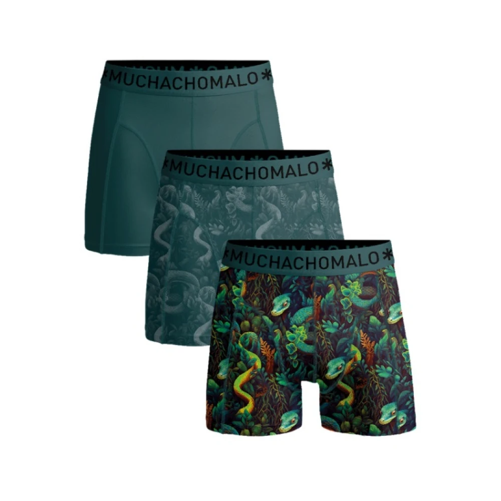 Muchachomalo Heren Boxershorts 3-Pack Multicolor Heren