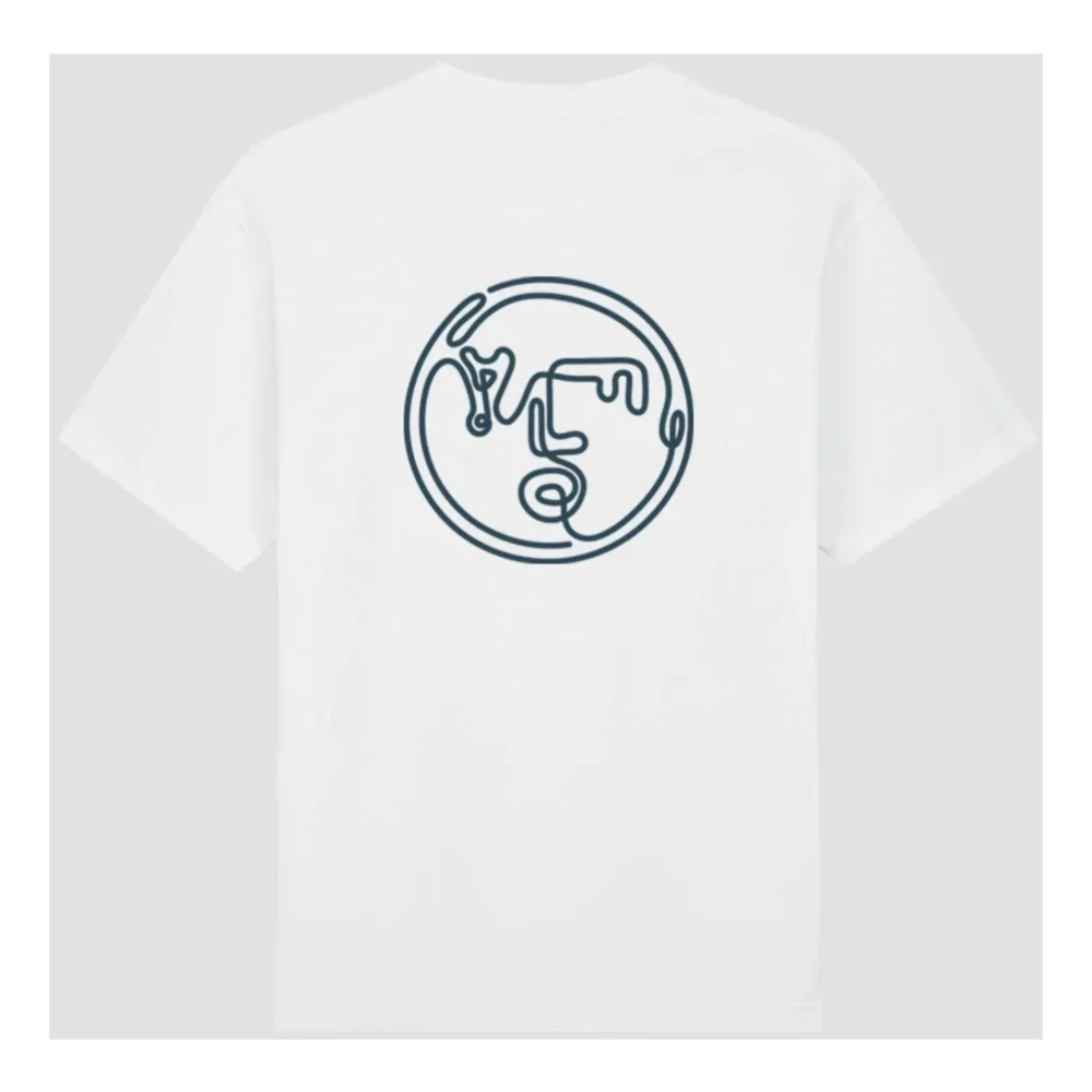 Olaf Hussein Grijze T-shirt met ØlÅf Design Gray Heren