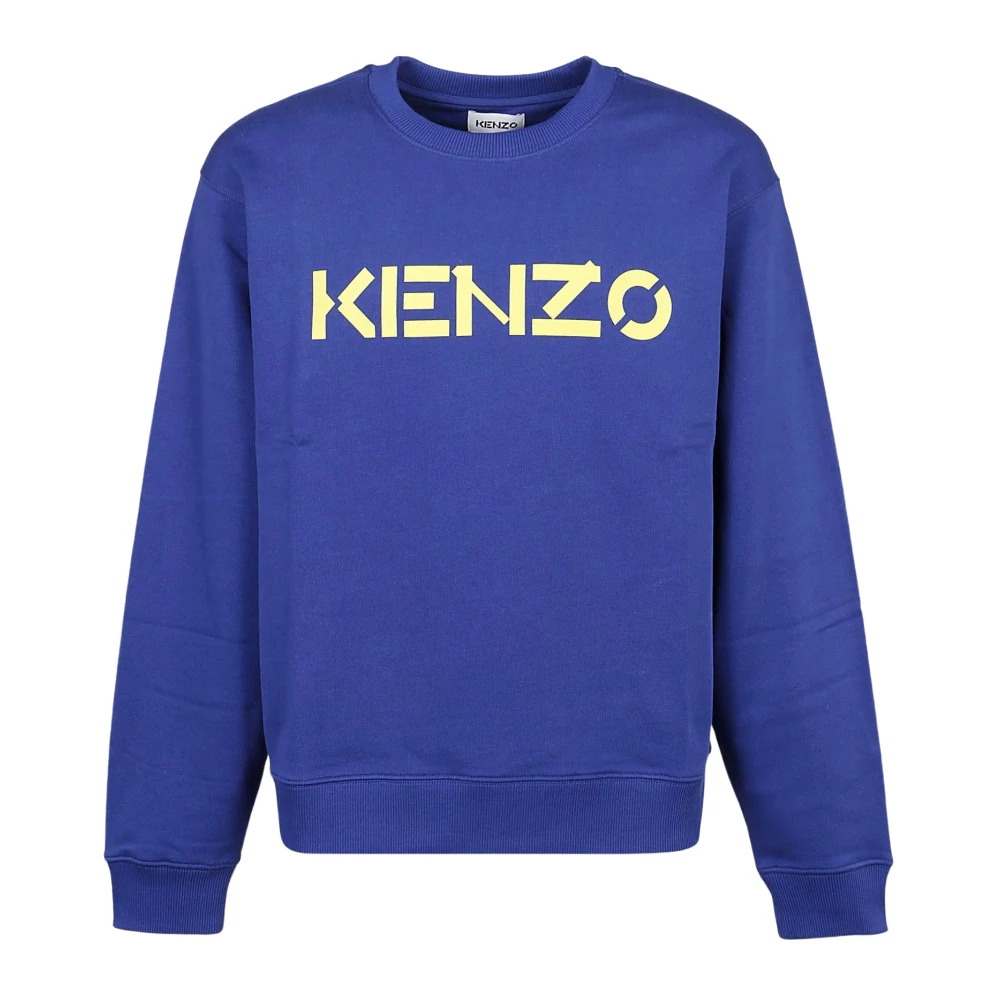 Kenzo Logo sweatshirt Blue Heren