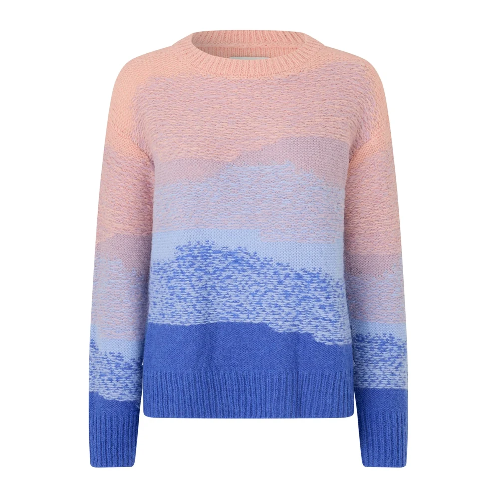 Lollys Laundry Pastel Ombre Gebreide Trui Multicolor Dames