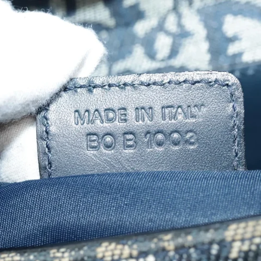 Dior Vintage Pre-owned Canvas dior-bags Blue Dames
