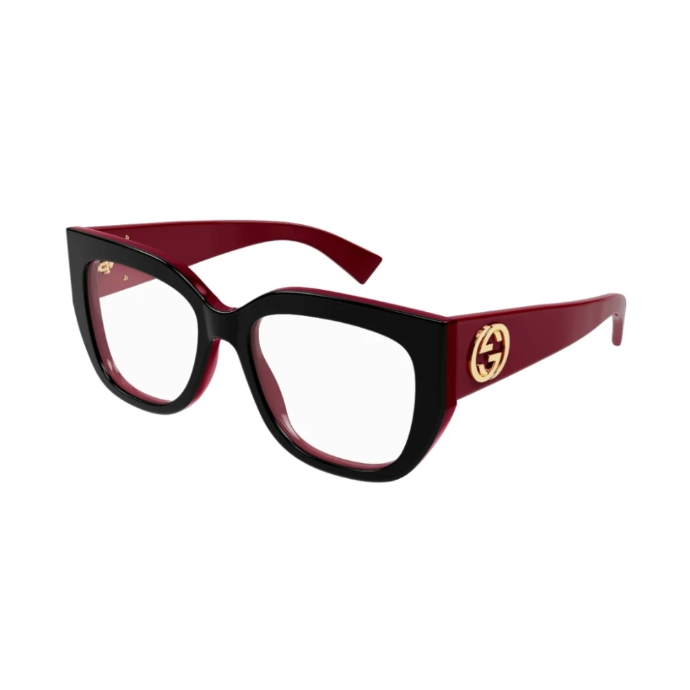 Gucci Cat-eye Oversized Glasögon Black, Unisex