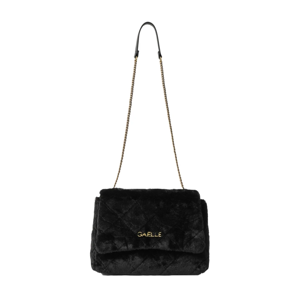 Gaëlle Paris Elegante Zwarte Schoudertas Black Dames