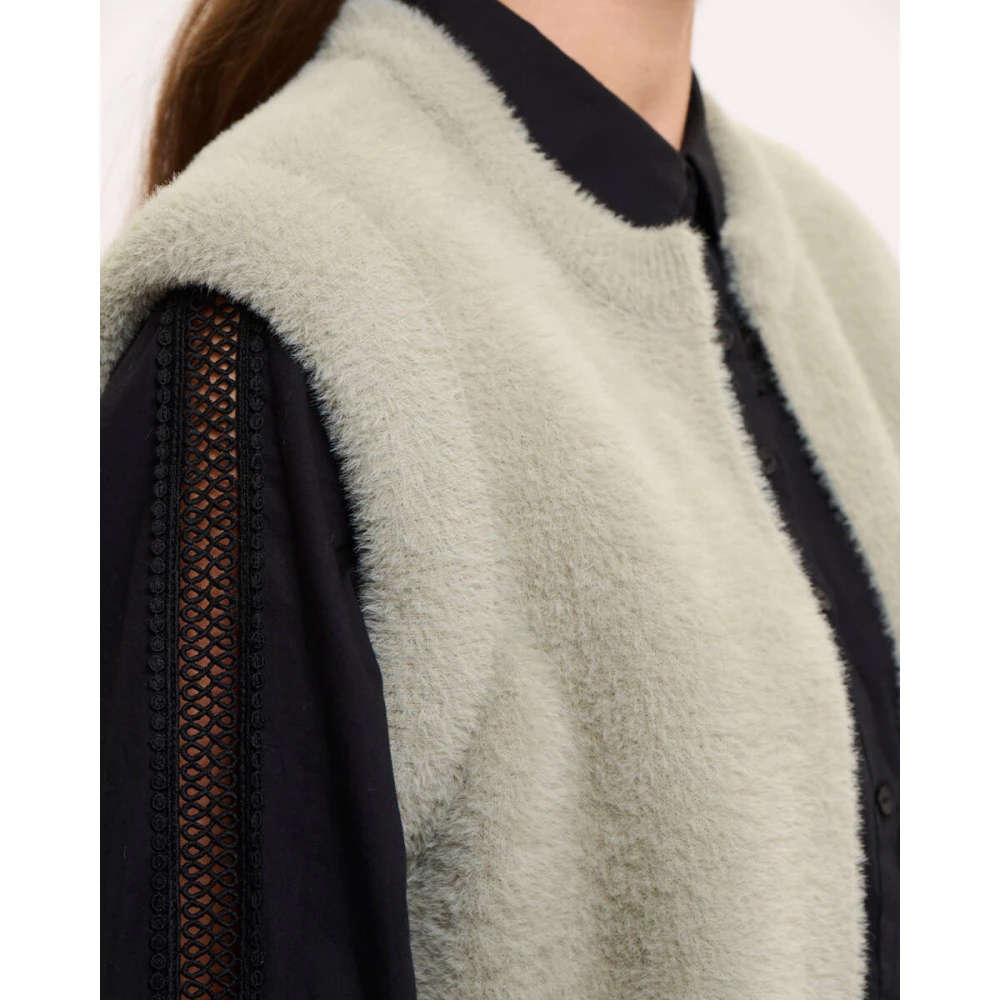 Rino&Pelle Kort Gilet Elona Stijl Green Dames