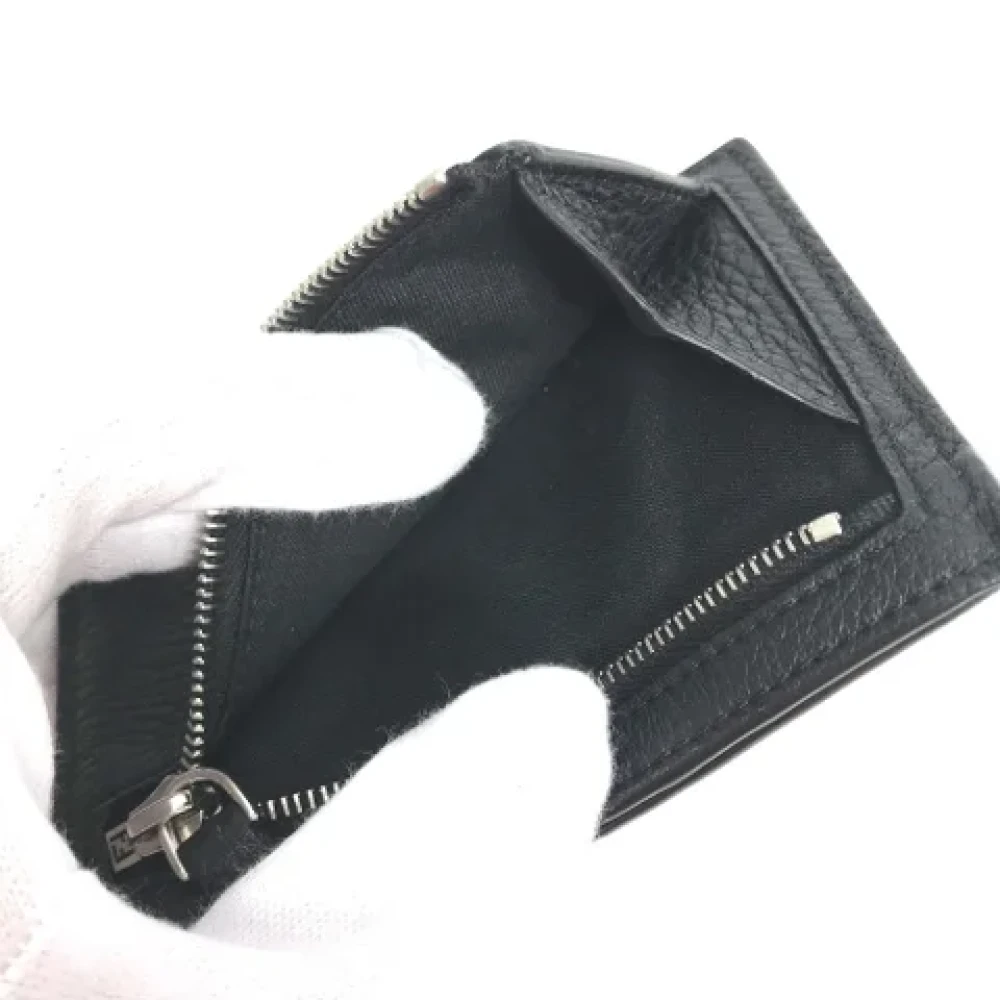Fendi Vintage Pre-owned Leather wallets Black Heren