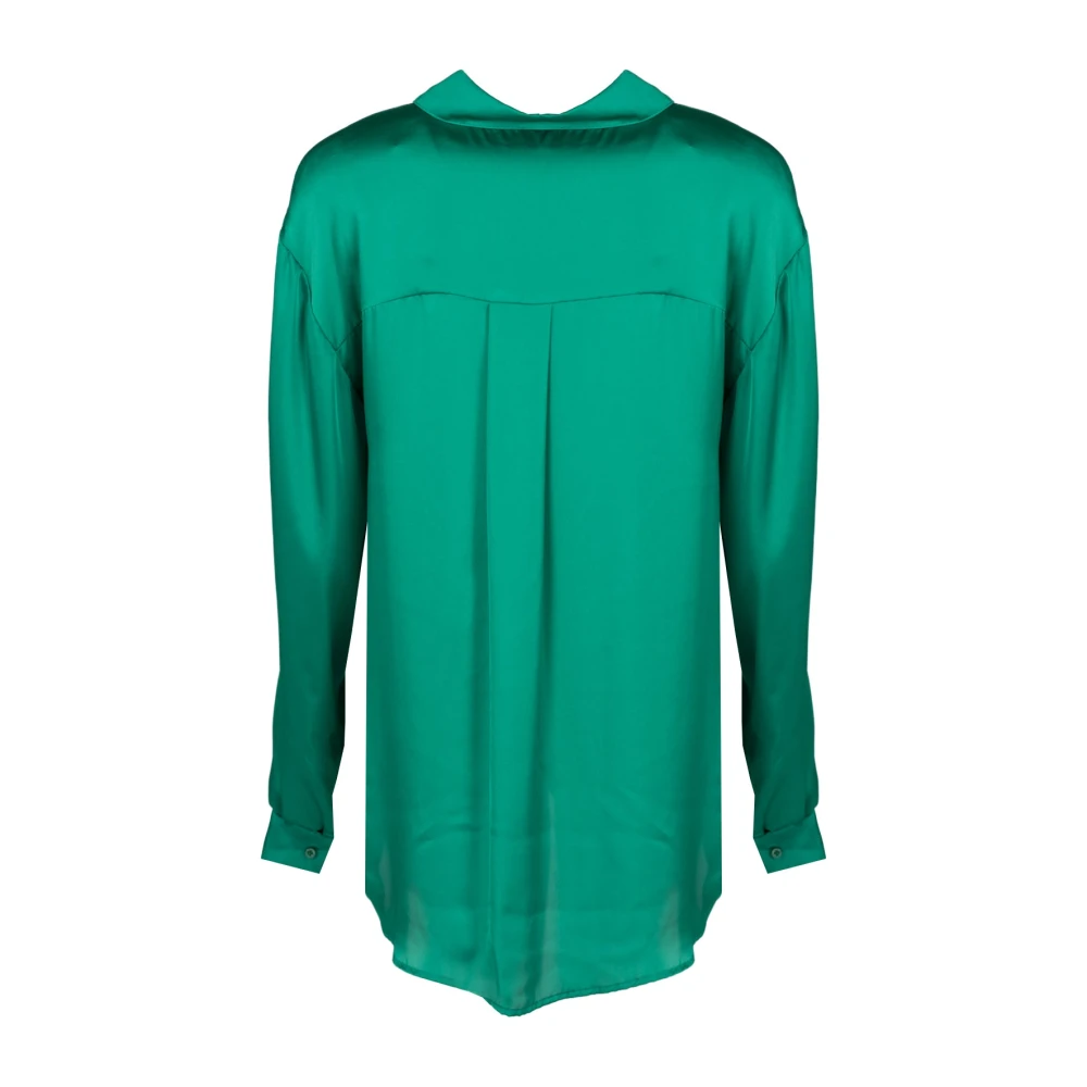 Liu Jo Elegante Overhemd met Verfijnde Details Green Dames