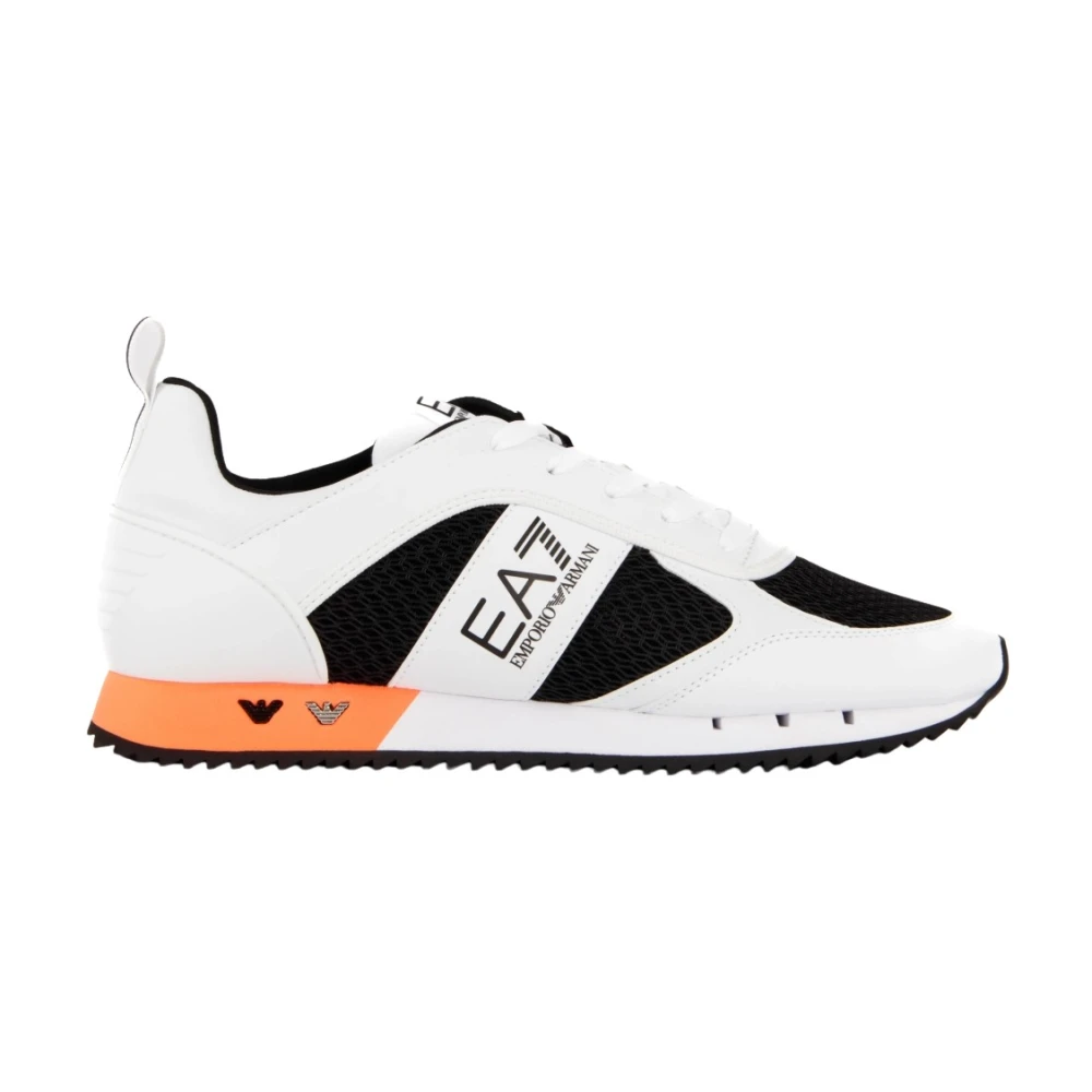 Emporio Armani Ea7 Mannelijk Wit Schoenen Heren, 44 Eu, Polyester, Spin 001