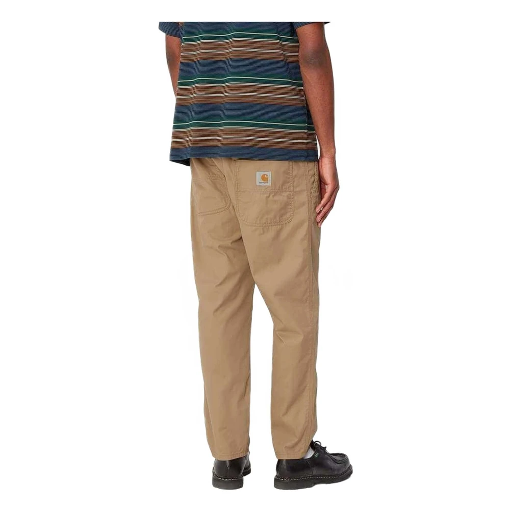 Carhartt WIP Abbot Lange broek Brown Heren