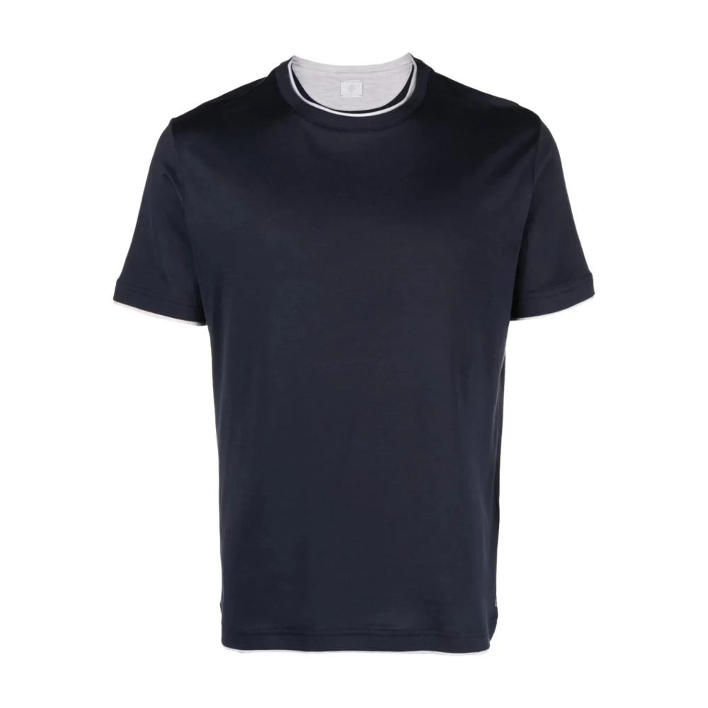 Eleventy - Tops > T-Shirts - Blue - Eleventy - Modalova