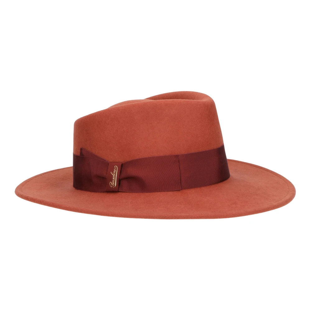 Borsalino Wol Vilt Melanie Hoed Orange Dames
