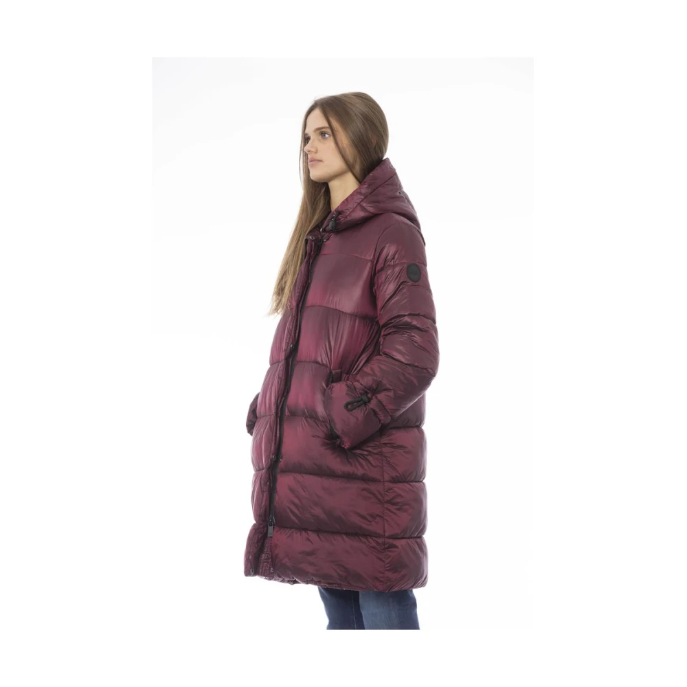 Baldinini Lange Donsjas met Rits Purple Dames
