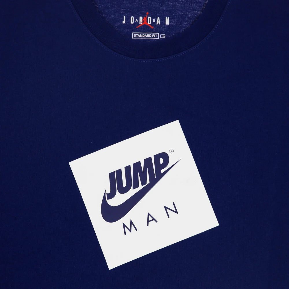 Jordan Blauw Void Wit T-shirt voor Mannen Blue Heren