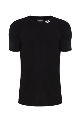 Regular Fit Logo Label Bomulls Stretch Jersey T-shirt