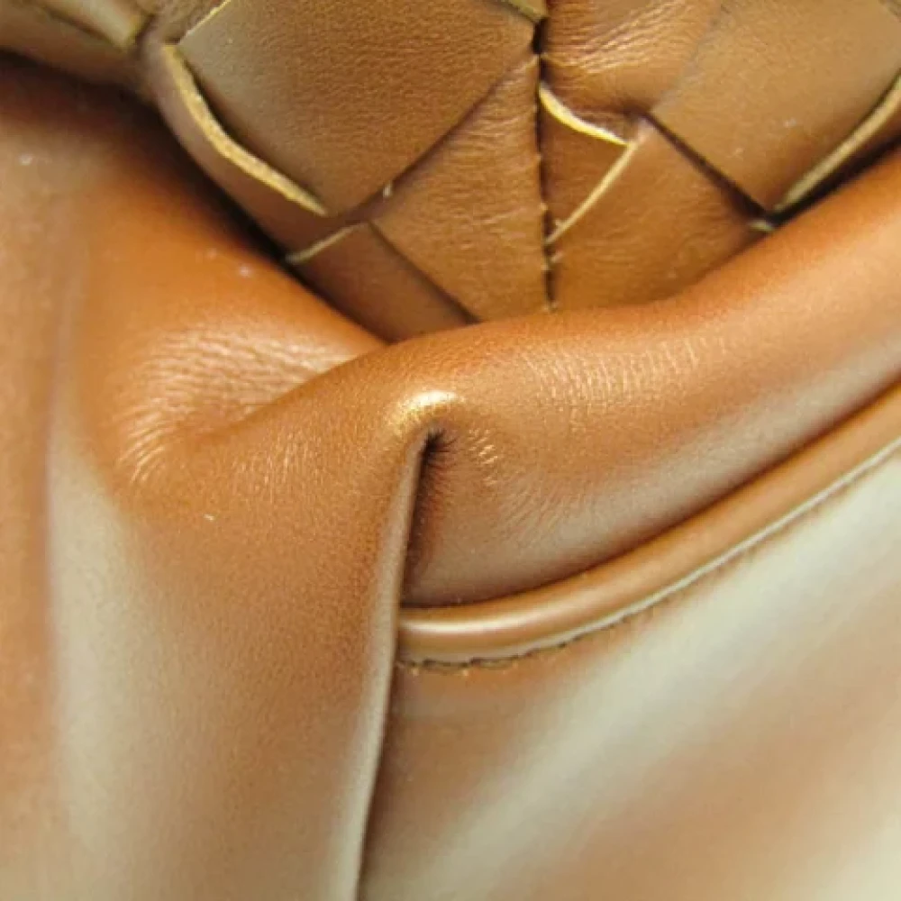 Bottega Veneta Vintage Pre-owned Leather backpacks Brown Dames