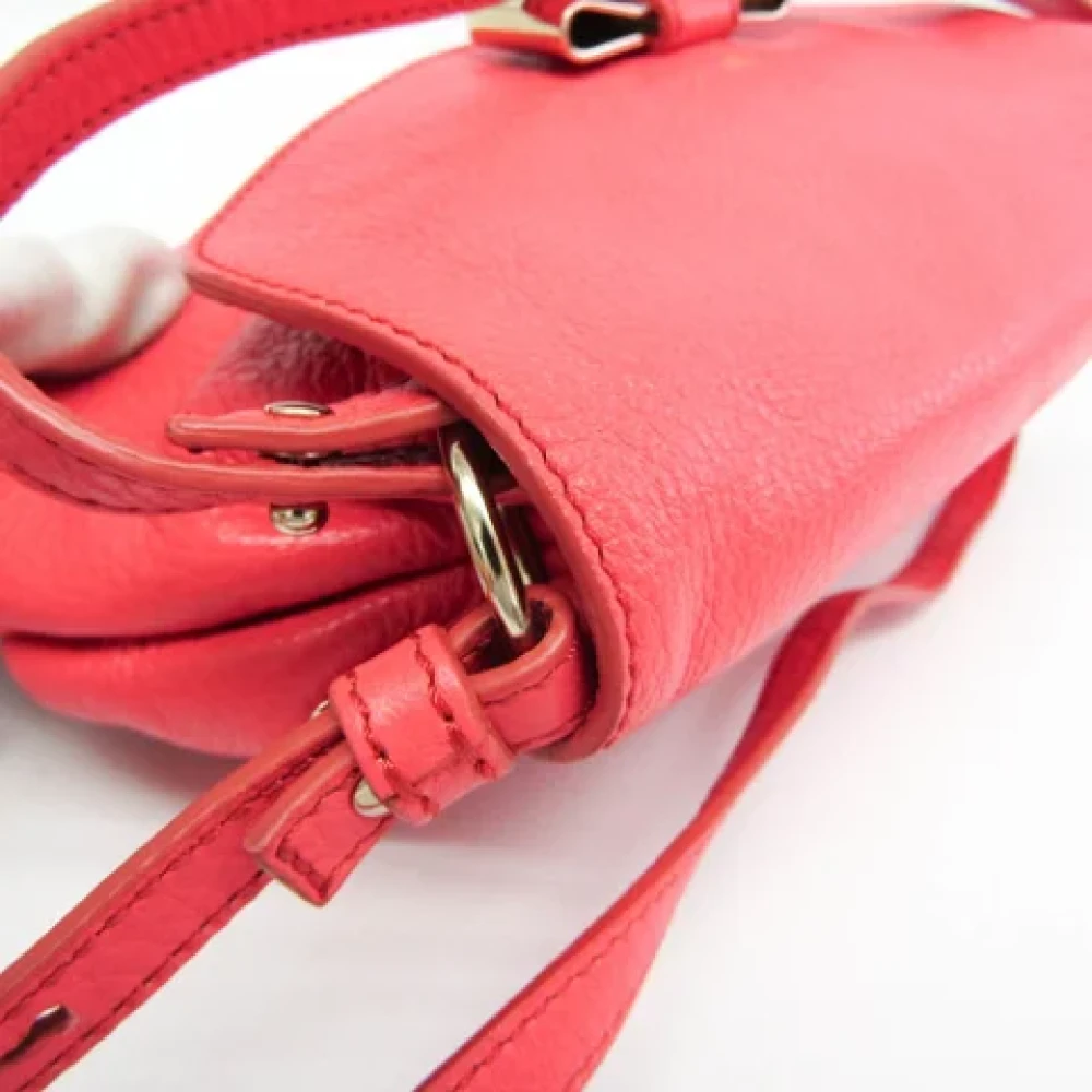 Chloé Pre-owned Leather handbags Pink Dames
