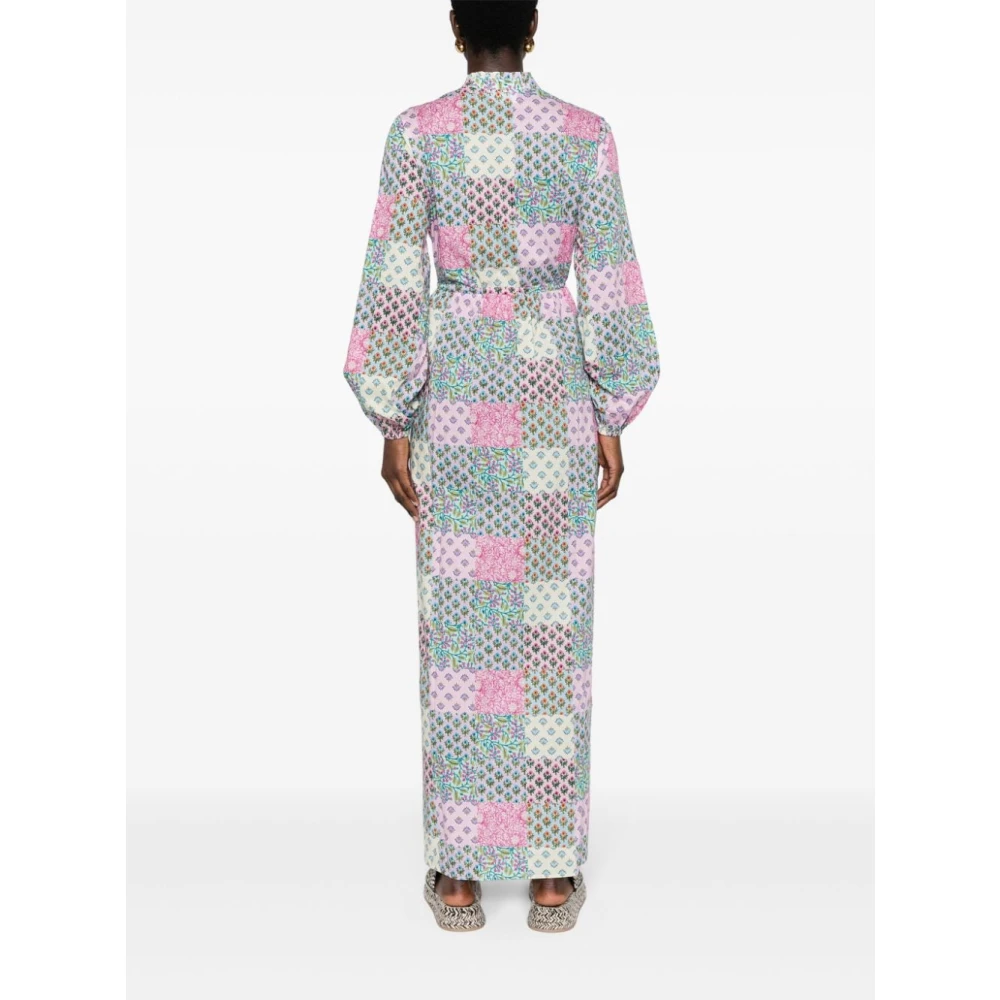 MC2 Saint Barth Patchwork Print Jurk Multicolor Dames