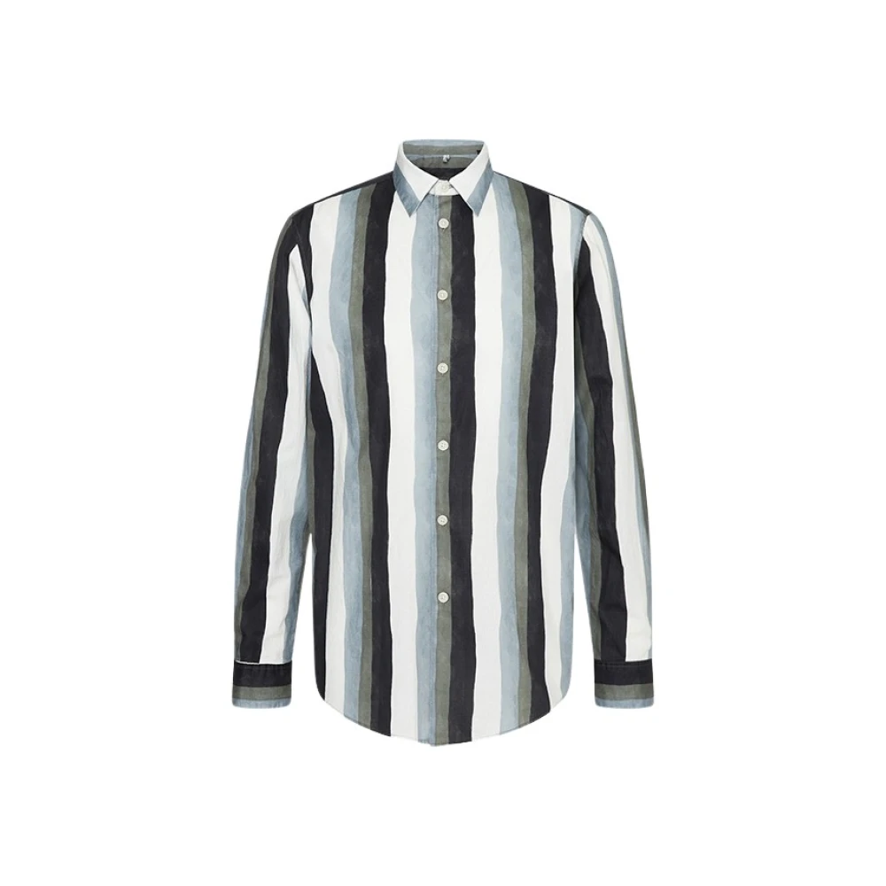 Drykorn Mannelijk Multicolor Overhemden Heren, Veelkleurig, M, Katoen, Gestreept Overhemd Ramis 10