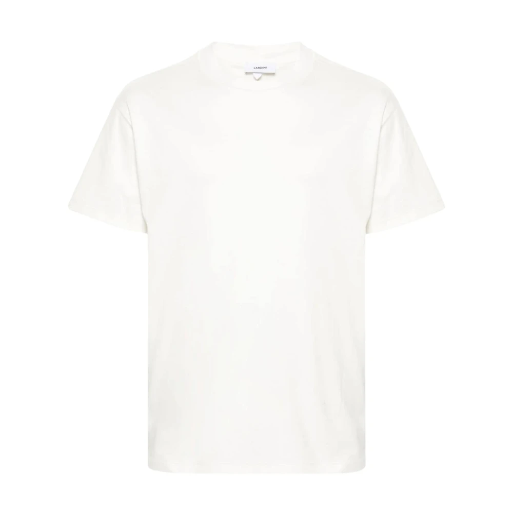 Lardini Witte Katoenen T-shirt en Polo White Heren