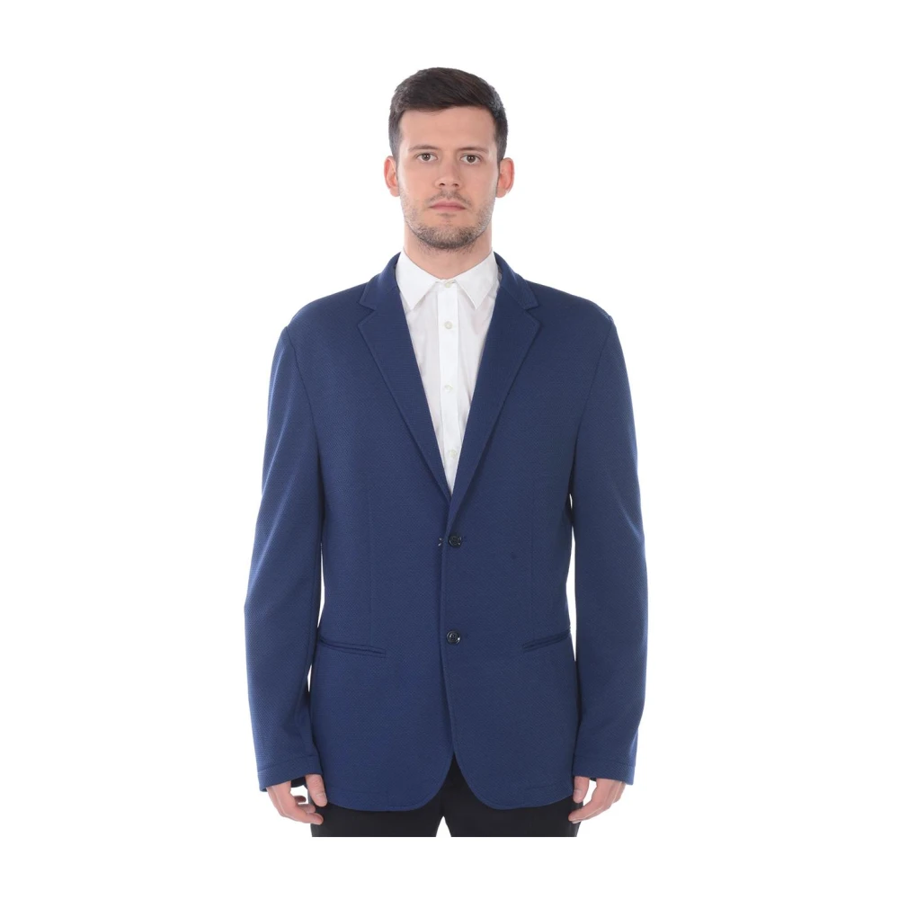 Daniele Alessandrini Blue Blazers, Male, Xl, Tim Jacket