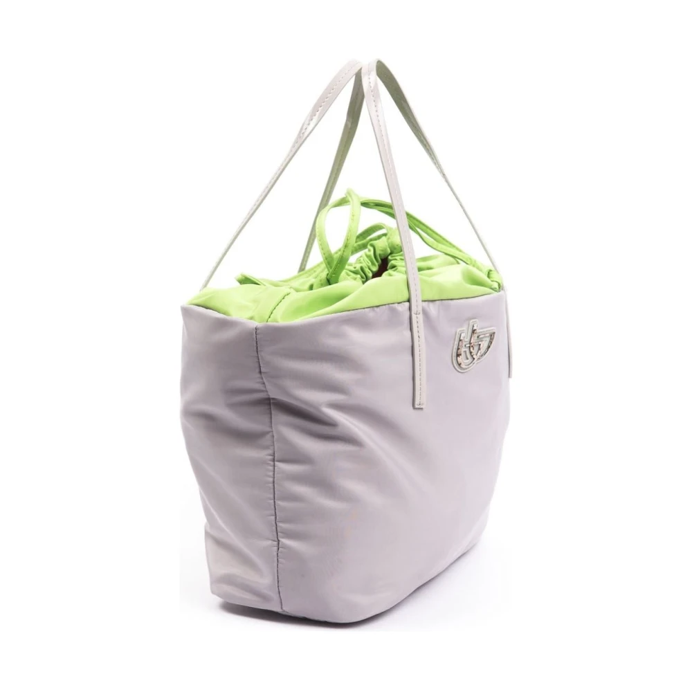 By Byblos Stoffen en synthetisch leren shopper tas Gray Dames