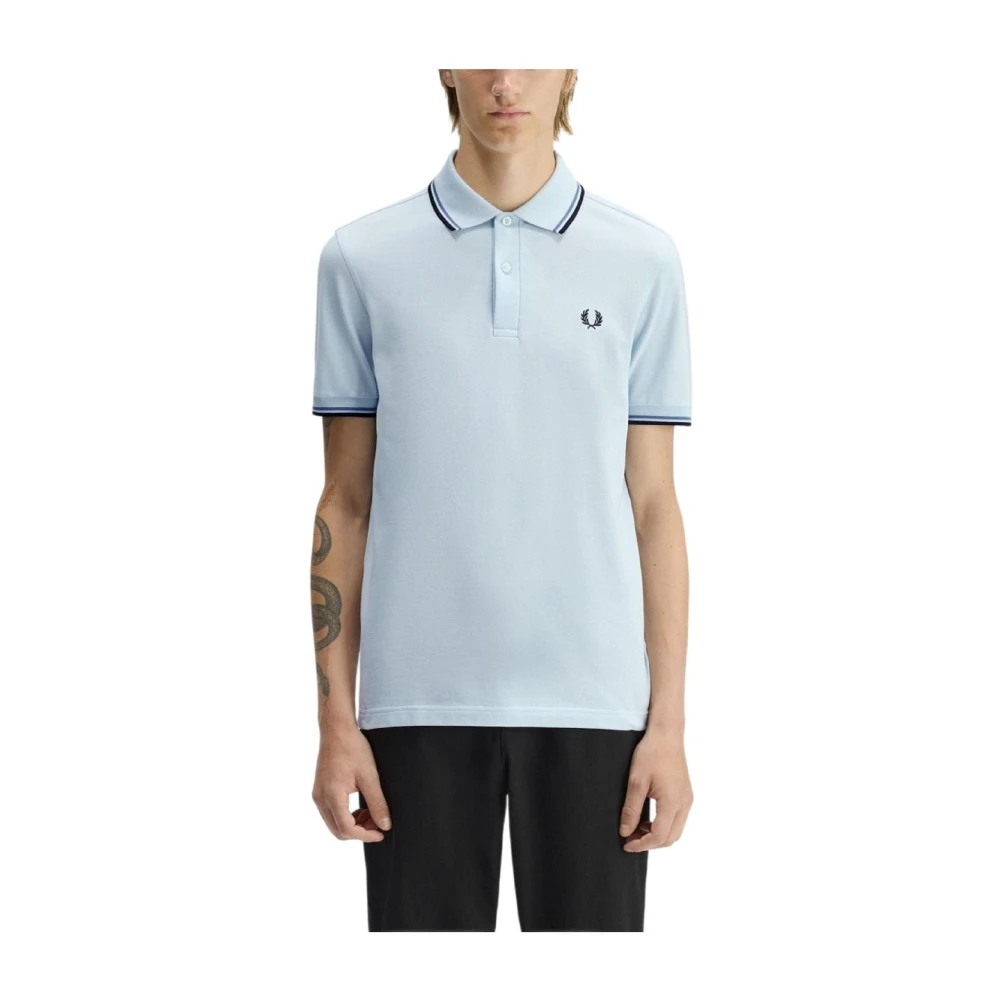 Fred Perry Men's Blue Polo Shirt - Polo Shirts - Xl - Tops