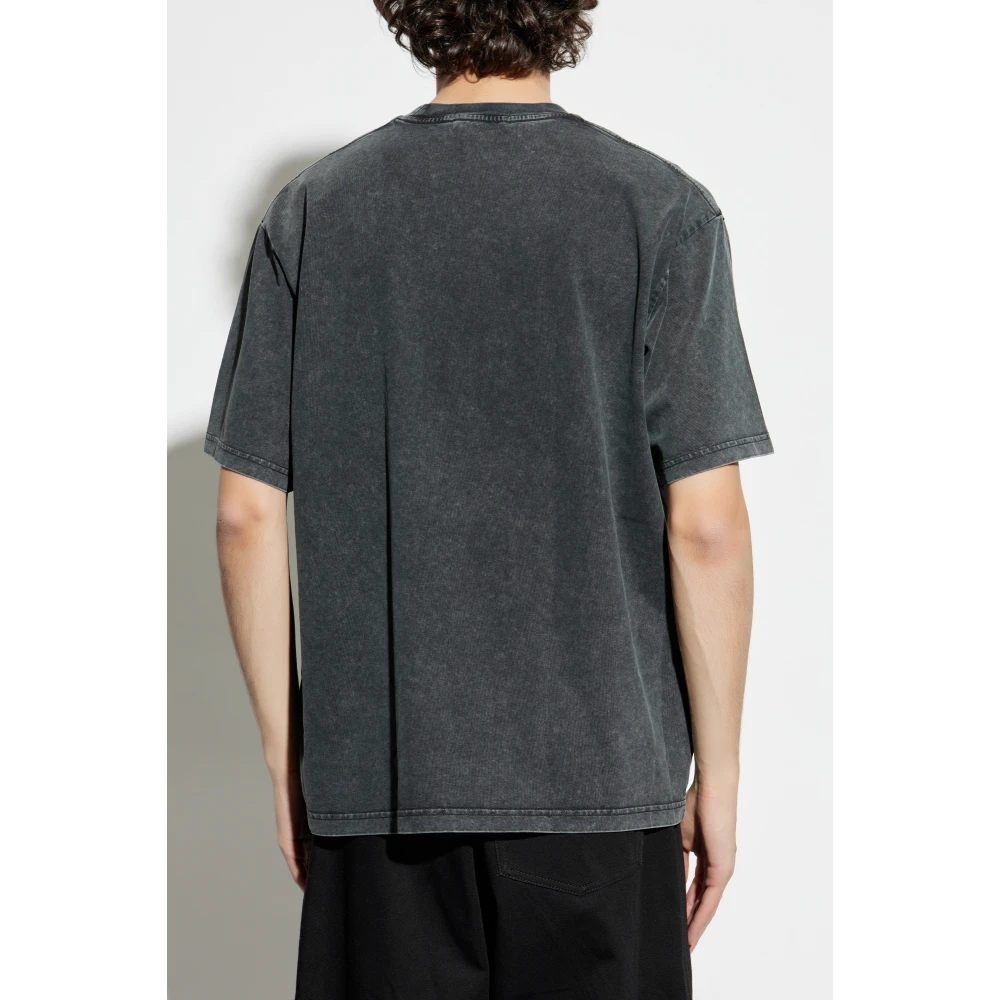 A Bathing APE T-shirt met logo Gray Heren