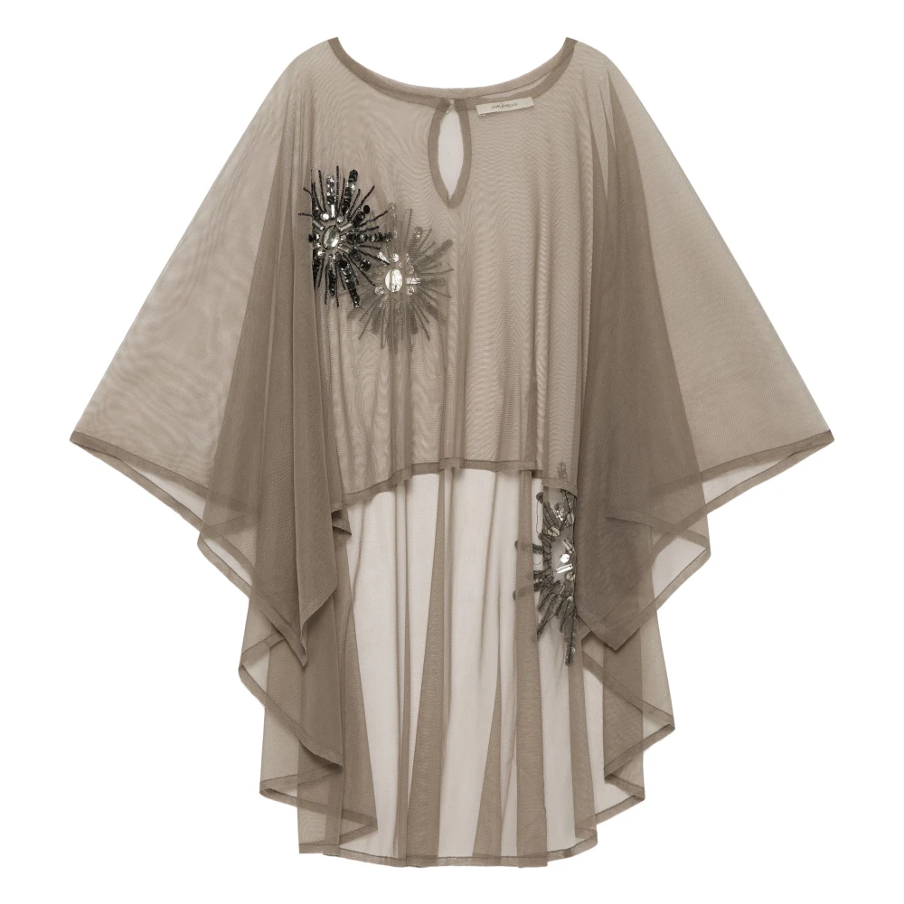 Maliparmi Precious Flowers Cape Gray Dames