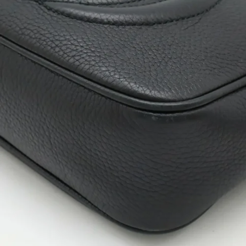 Gucci Vintage Pre-owned Leather gucci-bags Black Dames