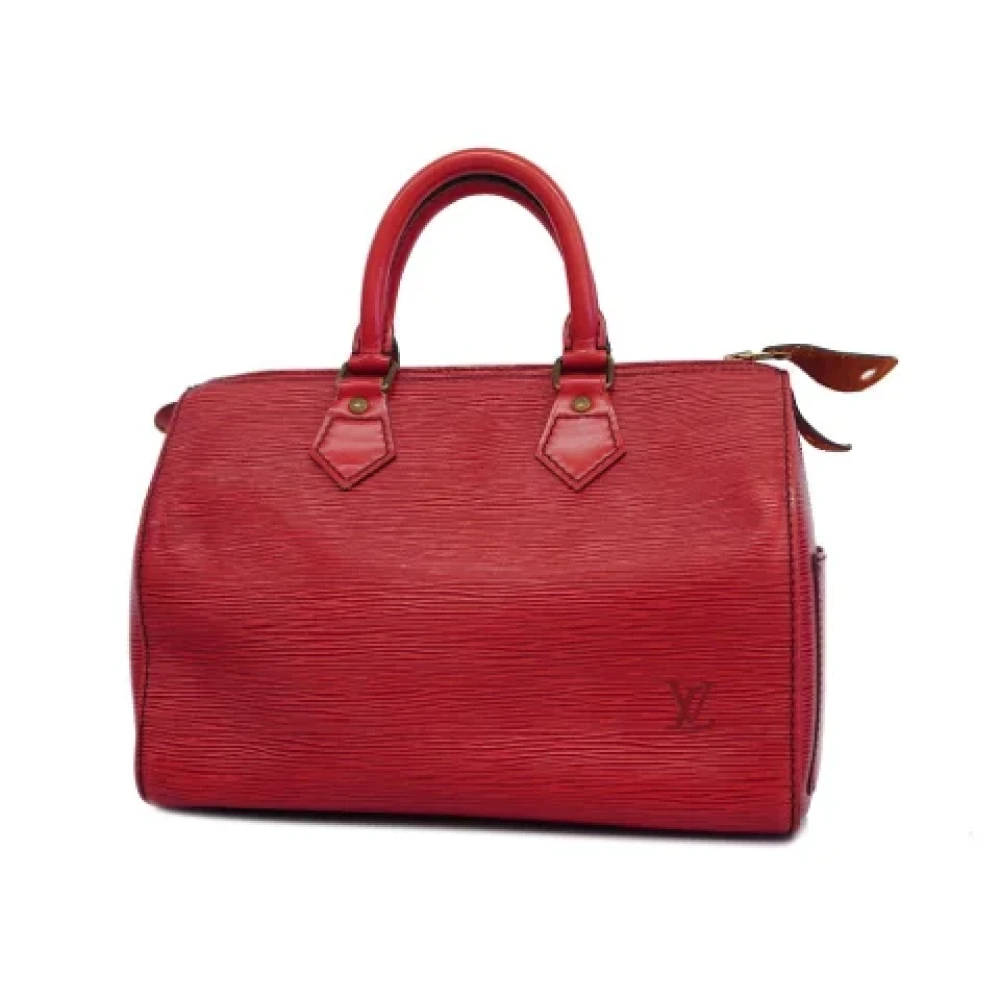 Louis Vuitton Vintage Pre-owned Leather handbags Red Dames