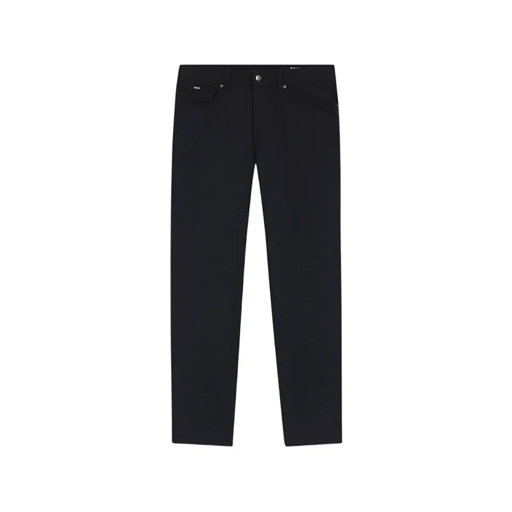 Hugo Men's Black Slim Fit Jeans, W38 L34, Maine Regular-Fit Trousers