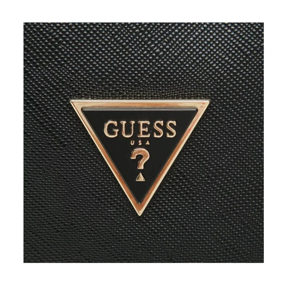 Guess Zwarte toilettas Effen kleur Black Dames