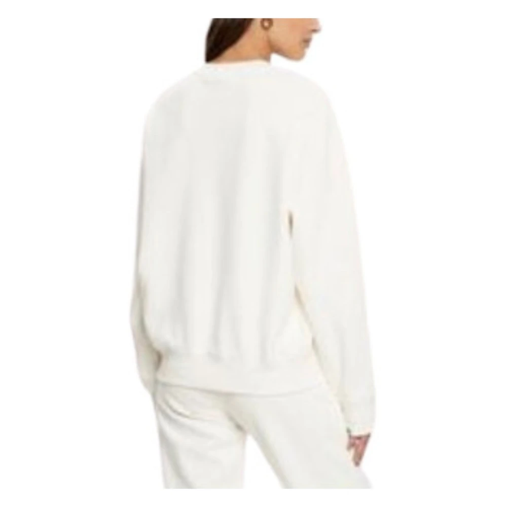 Guess Roberta Sweatshirt met decoratieve logoprint White Dames