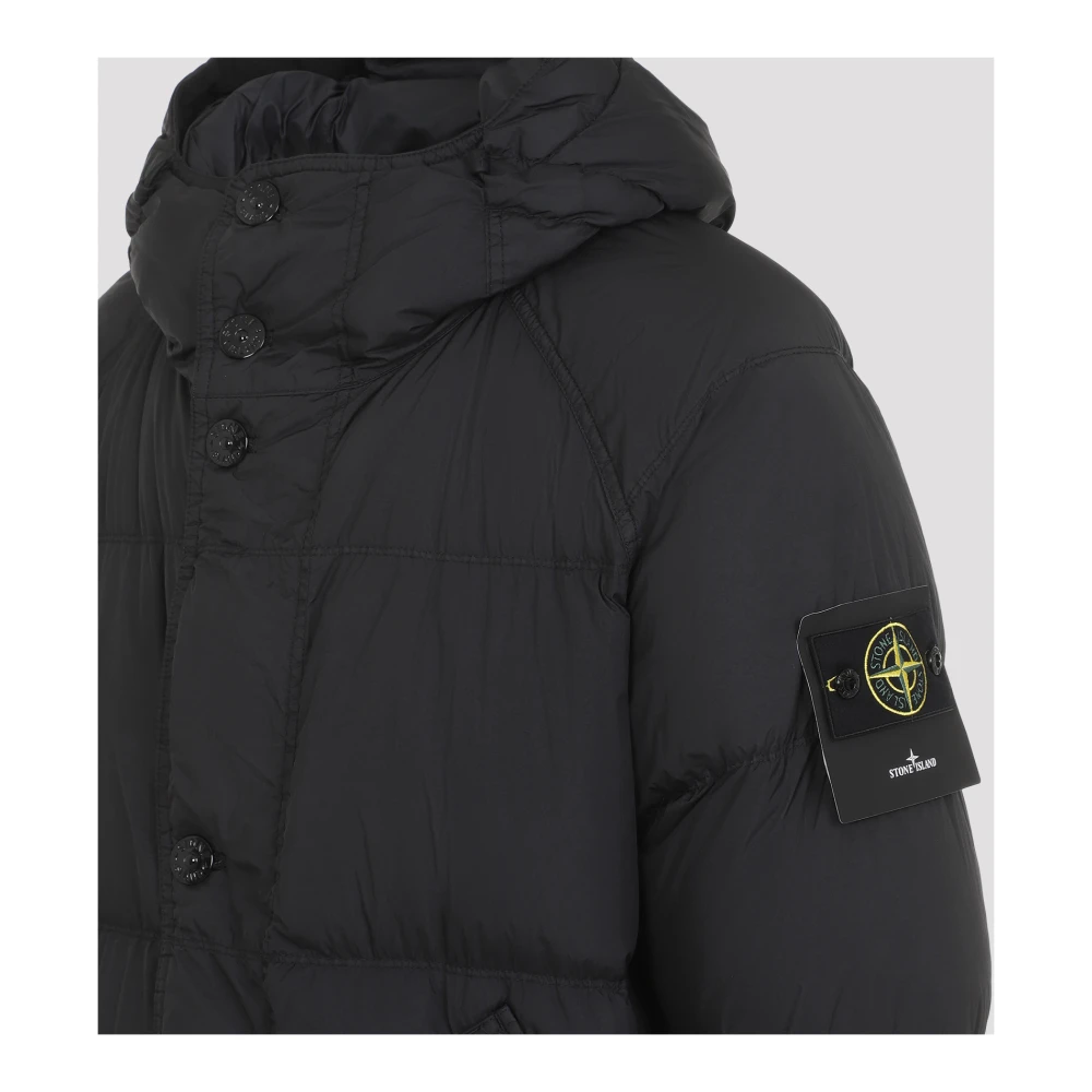 Stone Island Polyamide Jack in Zwart Black Heren