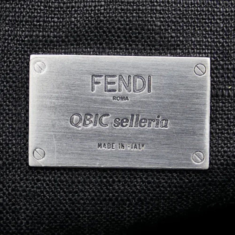 Fendi Vintage Pre-owned Leather handbags Blue Heren