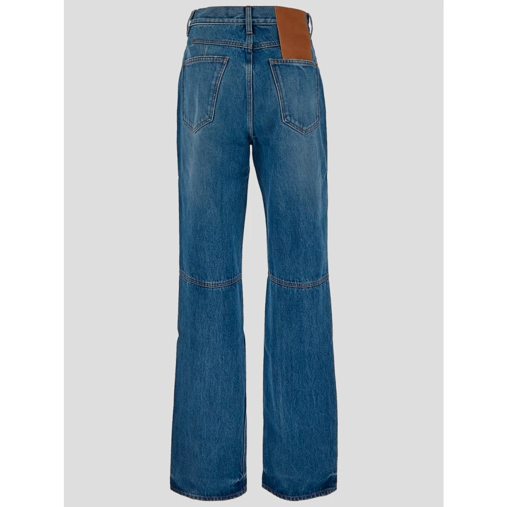 Jacquemus Flared Jeans Blue Dames