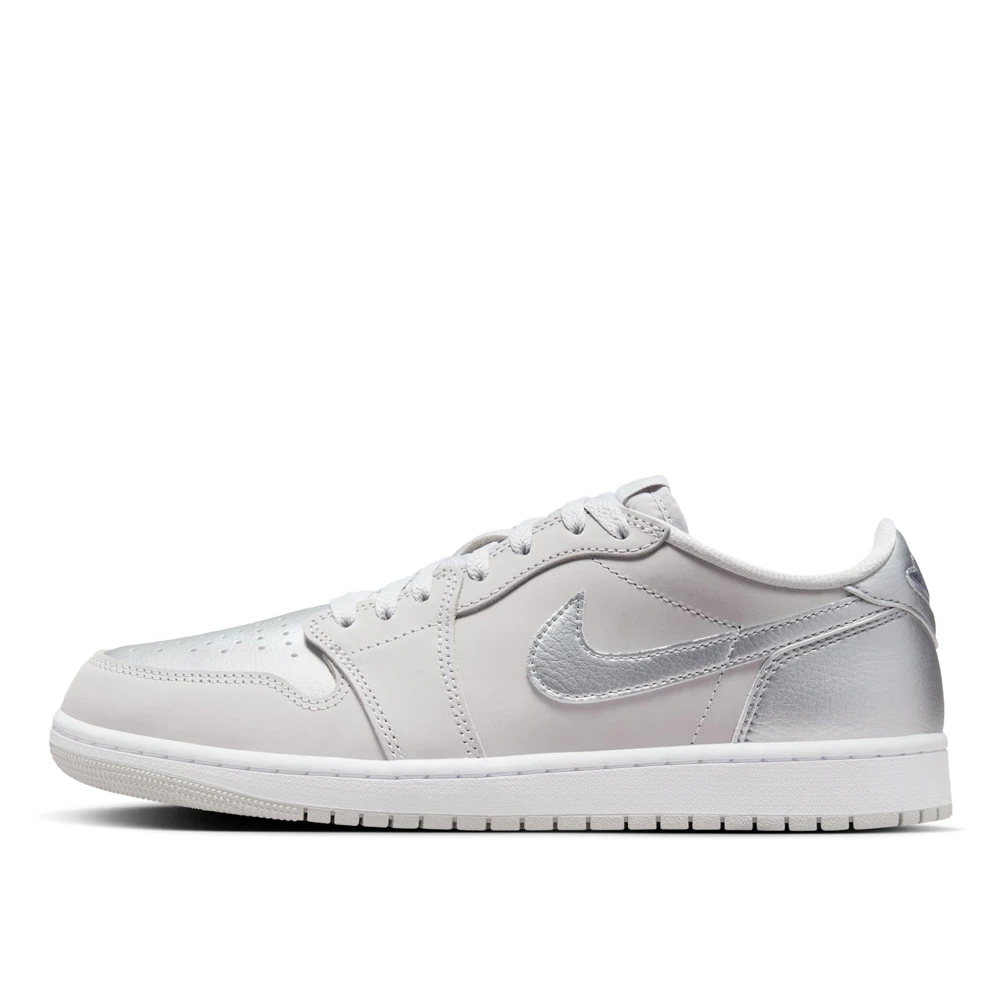 Jordan Men's Gray Retro Low Og Silver Trainers - Trainers - 13 Uk - Sport