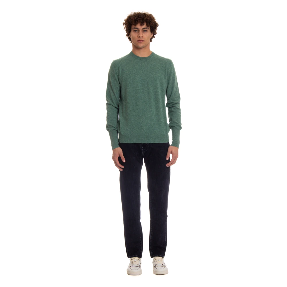 Ballantyne Groene Kasjmiertrui Winterstijl Green Heren
