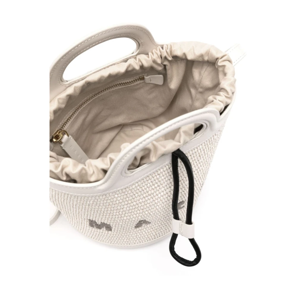 Marni Beige Handtas voor Vrouwen Beige Dames