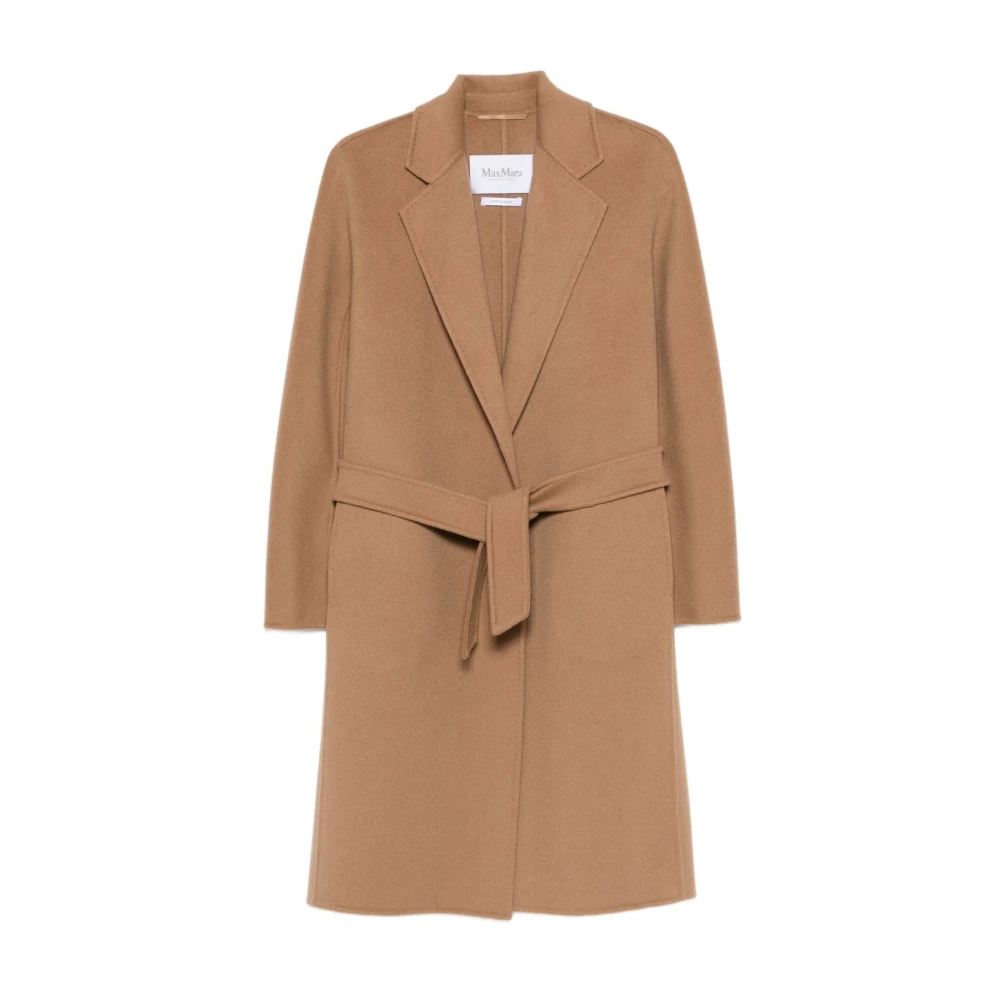 Max Mara Women's Brown Aceri Belted Coat - Belted Coats - 2XS - Coats