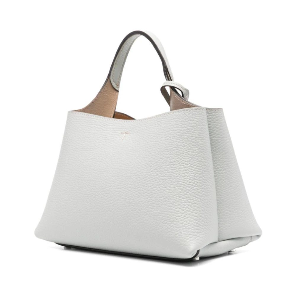 TOD'S Blauwe Kreeftklauw Top Handtas Gray Dames