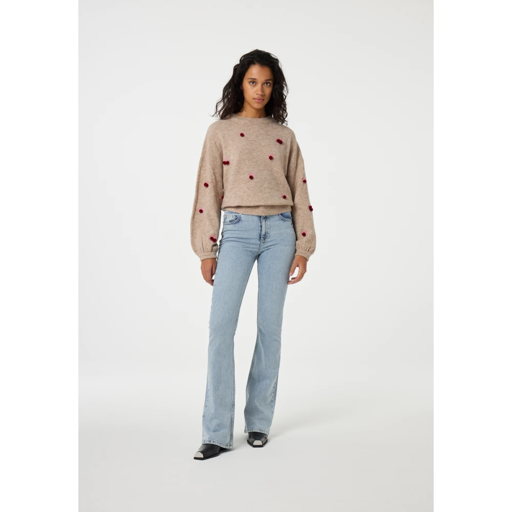 Fabienne Chapot Linda Cherry Pullover Beige Dames