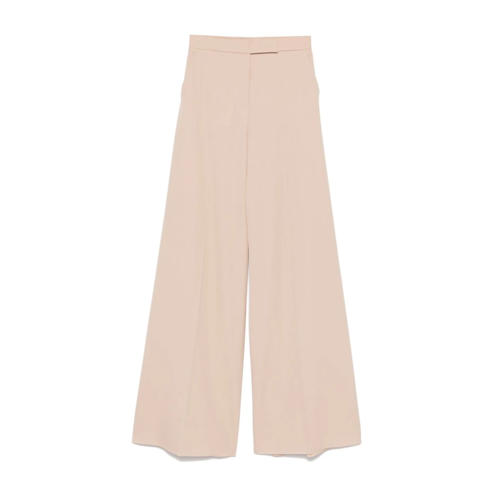 Max Mara Kameelbruine broek met zelfstriksluiting Beige Dames